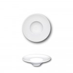 Mini coupelles à dessert avec bol de 7 cm porcelaine blanche - Napoli x 6