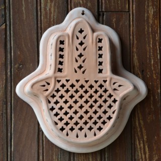 Applique murale Main de Fatma Terre cuite