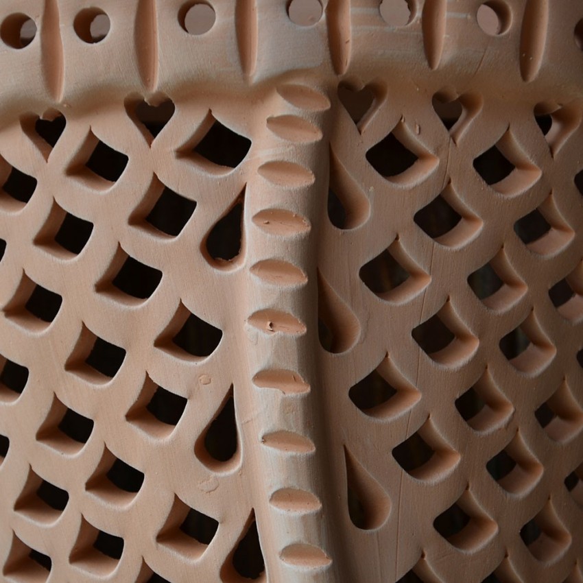 Applique murale Flamme Grand Modèle Terre Cuite