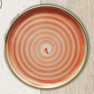 Lot de 6 assiettes à pizza Circus Orange - D 31 cm - Napoli