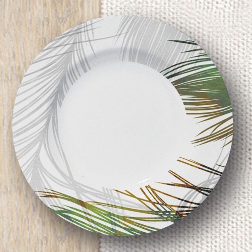 Lot 6 assiettes creuses Silky - D 23 cm 2