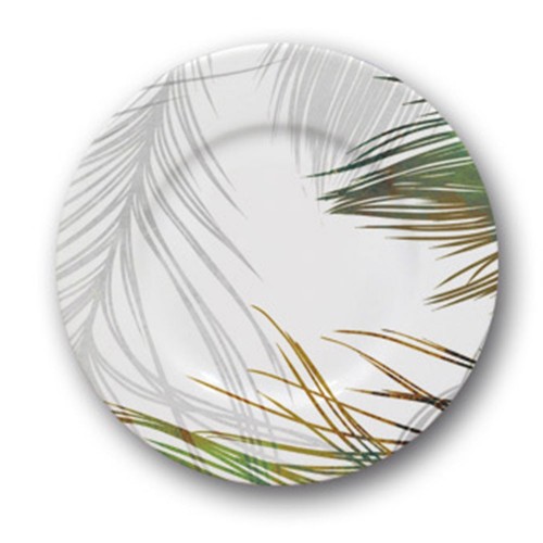 Lot de 6 assiettes à entrée et à dessert Silky - D 21 cm 2