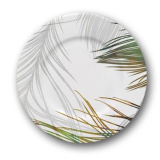 Lot de 6 assiettes à entrée et à dessert Silky - D 21 cm