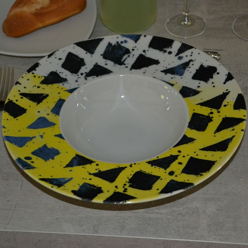 Lot de 6 assiettes à risotto Sole - D 27,5 cm - Napoli