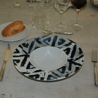 Lot de 6 assiettes à risotto Salsiccia - D 27,5 cm - Napoli