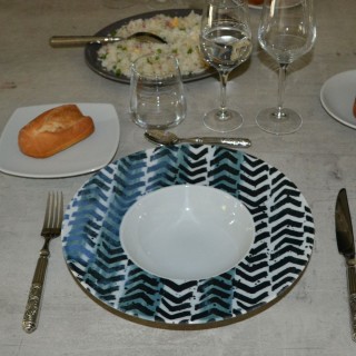 Lot de 6 assiettes à risotto Tonno - D 27,5 cm - Napoli