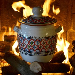 Couscoussier de cuisson - Petit Modèle - Bakir Rouge