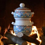 Couscoussier de cuisson - Petit Modèle - Marocain Turquoise