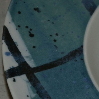 Assiette creuse à risotto Pesce - D 27,5 cm