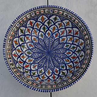 Saladier Bakir bleu - D 25 cm