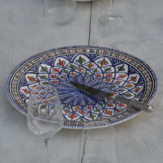 Service à dessert Bakir bleu- 8 pers