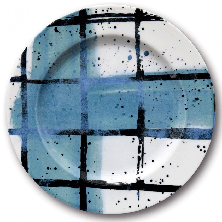 Lot de 12 assiettes de présentation et creuses D 31 cm Navona