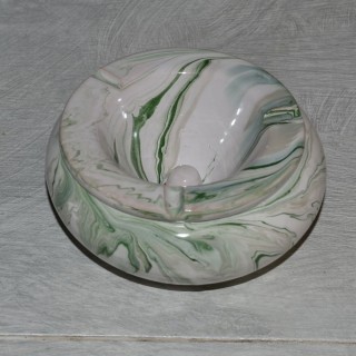 Cendrier anti fumée Marbré Vert - Moyen modèle