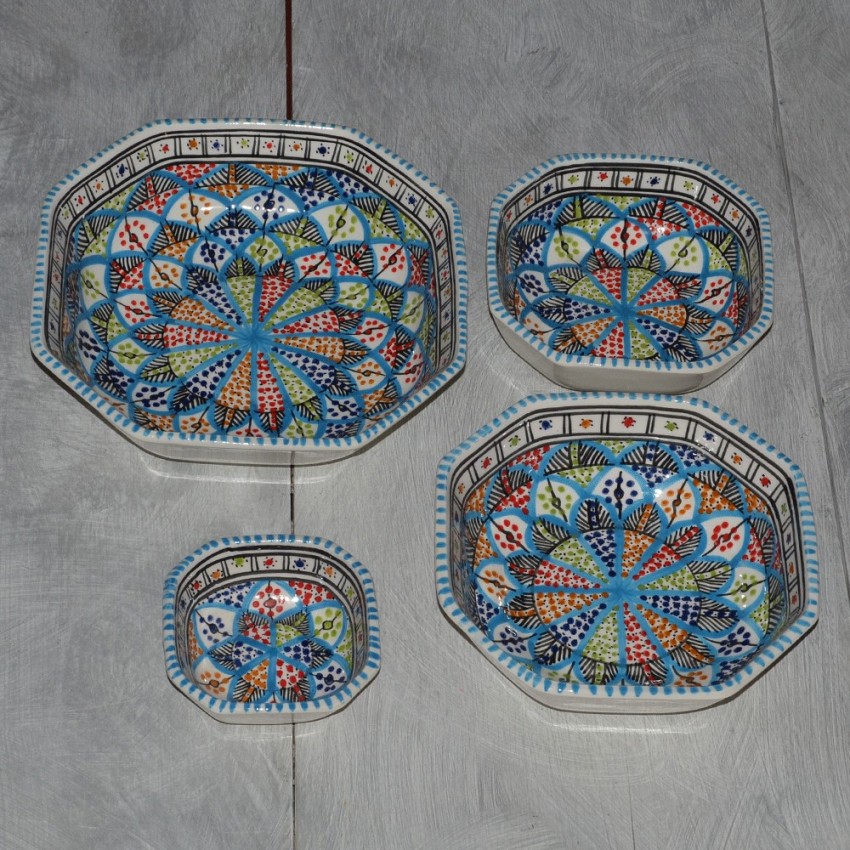 Plat octogonal Bakir Royal - L 25 cm