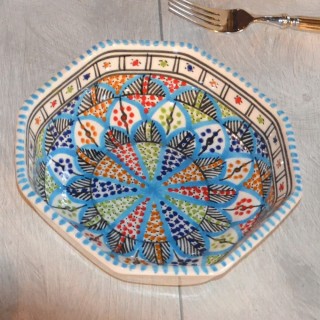 Plat octogonal Bakir Royal - L 20 cm