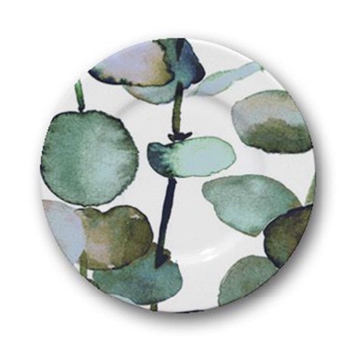 Lot de 6 assiettes à entrée et à dessert Green Tiffany - D 21 cm 2