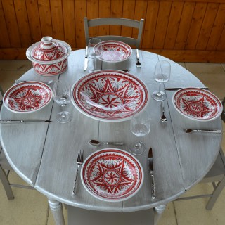 Cocotte Querouana Nejma rouge - D 25 cm