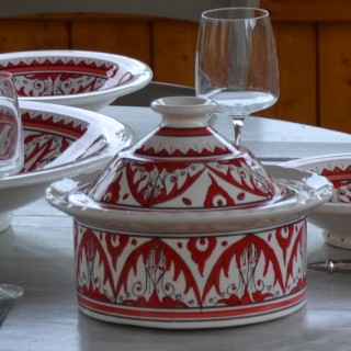Cocotte Querouana Nejma rouge - D 25 cm