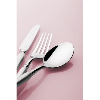 Lot de 6 Couteaux de table en inox Eva