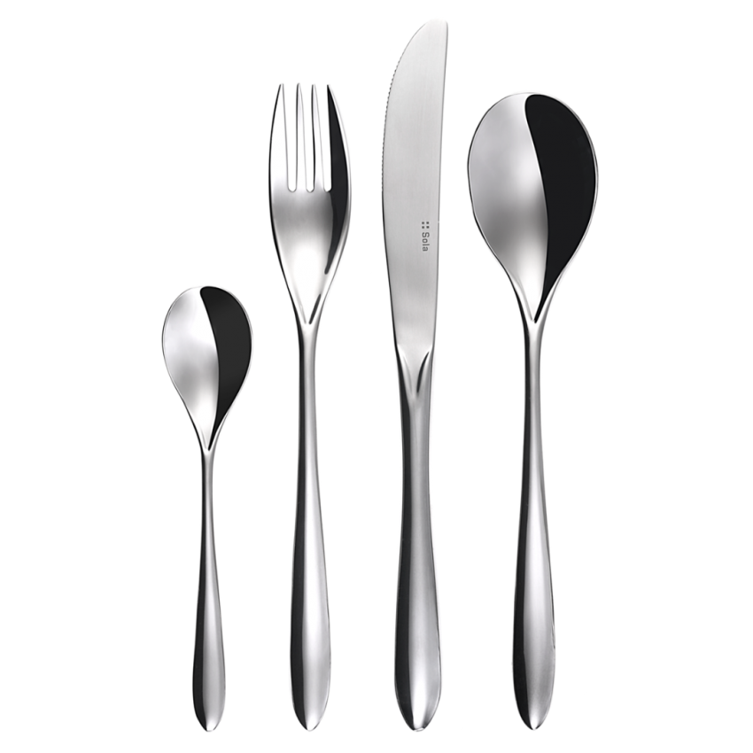 Lot de 6 Cuillères à café en inox Valencia