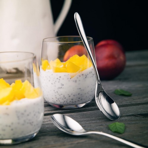 Lot de 6 fourchettes et 6 couteaux en inox Valencia 2