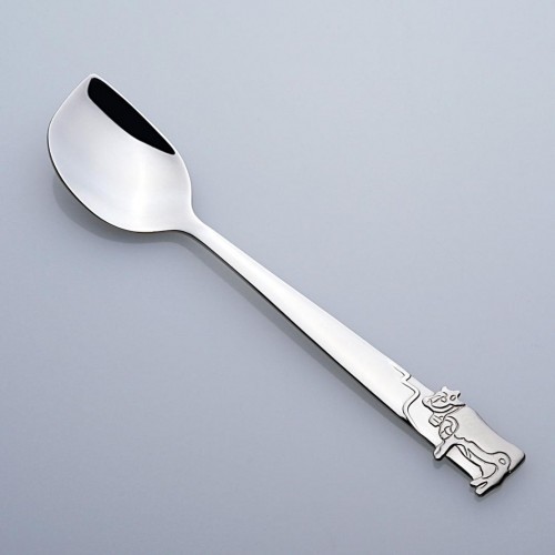 Cuillères à yaourt en inox x 4 2