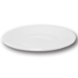 Grande tasse et soucoupe porcelaine blanche - Roma