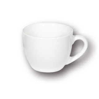 Tasse à expresso et sa soucoupe 1 personne porcelaine blanche