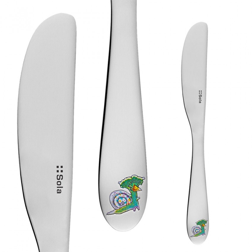 Couverts pour enfants Fruitopia en inox x 4 - Coffret