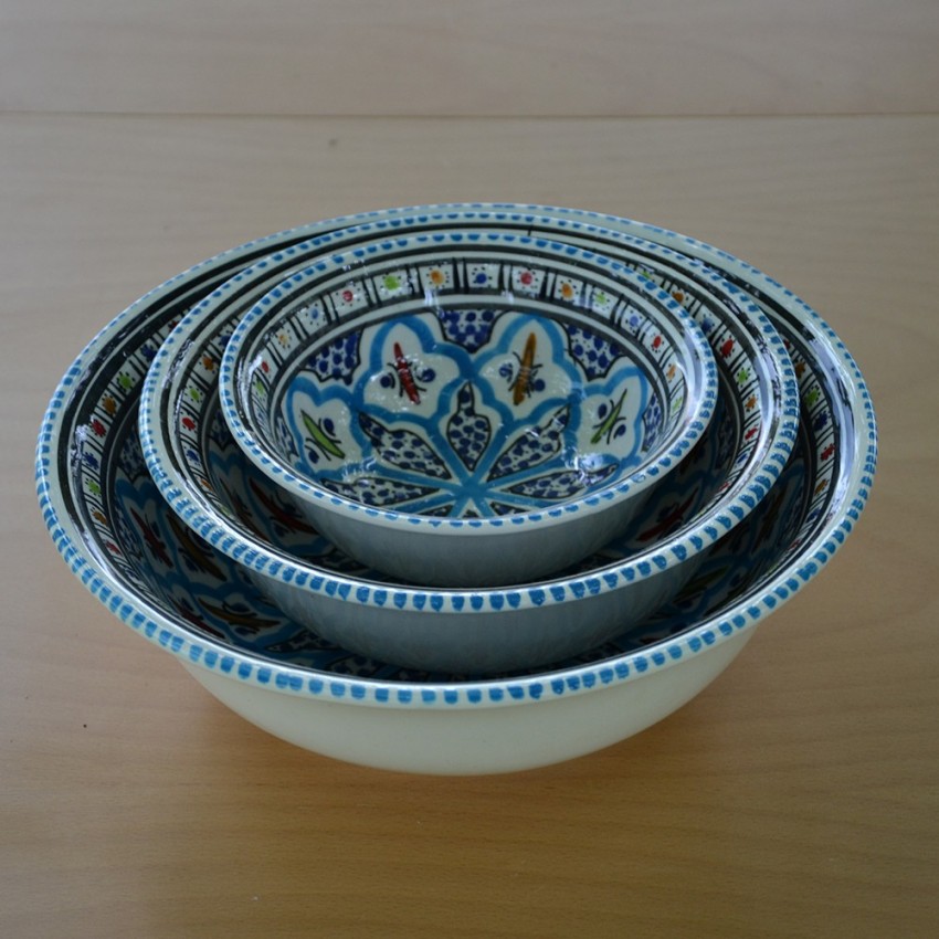 Saladier Bakir turquoise - D 20 cm