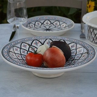 Plat Tebsi Bakir gris - D 27 cm