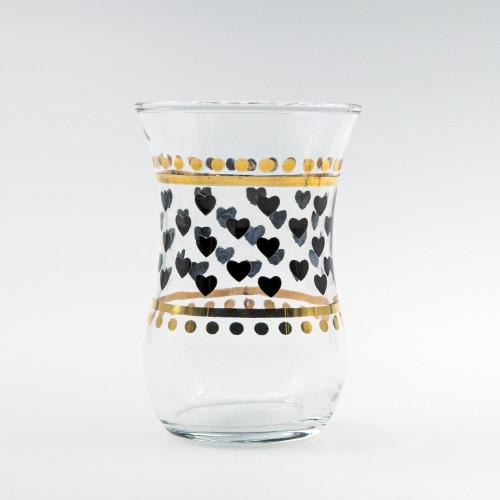 Verres à café ou à thé avec ces soucoupes Habibi 10 cl x 6 - Coffret