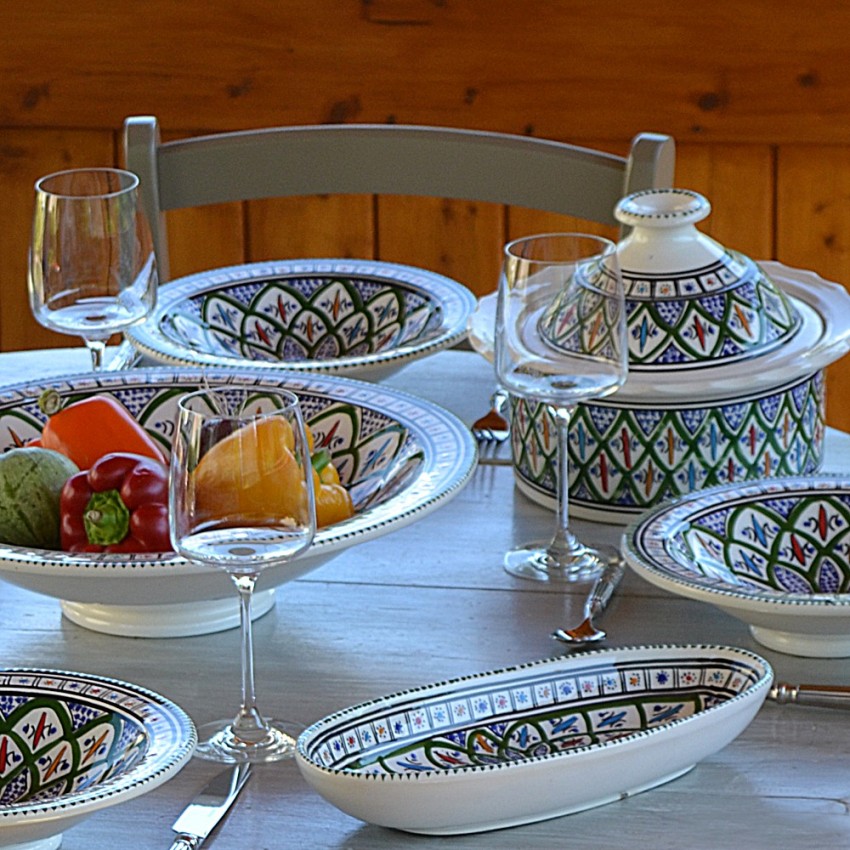 Cocotte Querouana Bakir vert - D 20 cm