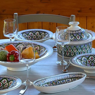 Cocotte Querouana Bakir vert - D 25 cm