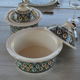 Cocotte Querouana Bakir vert - D 25 cm