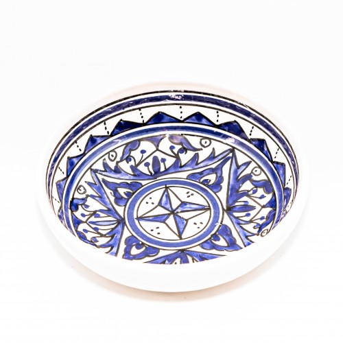 Petit plat jatte Nejma bleu - D 15 cm