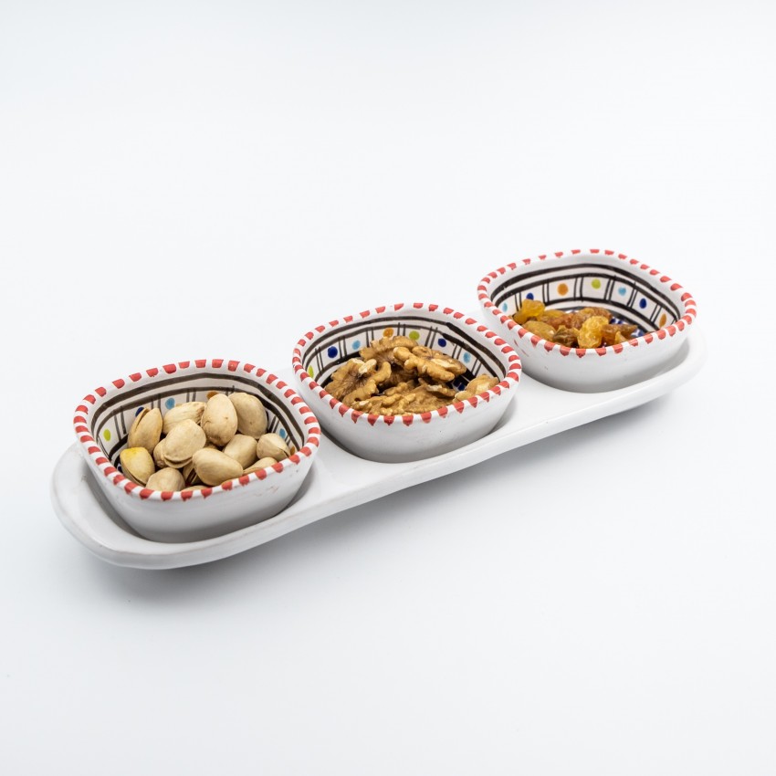 Service apéro tri-bols Anis Rouge