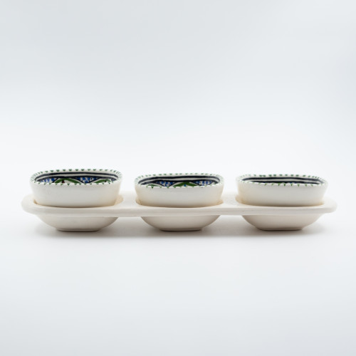 Service apéro tri-bols Bakir Vert