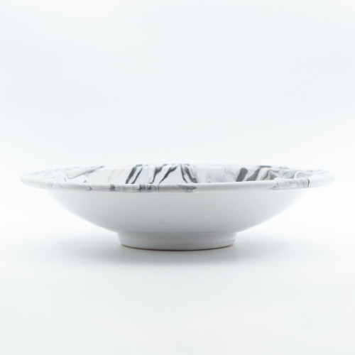 Plat de service Marbré Noir D 33 cm