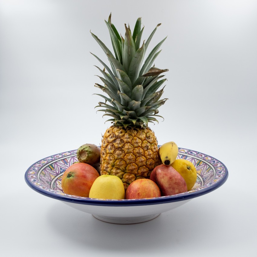 Plat de service Makthar - Pièce unique - D 41 cm