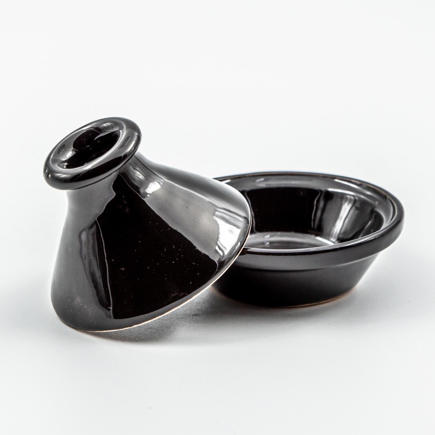 Mini tajine Uni Noir - D 9 cm