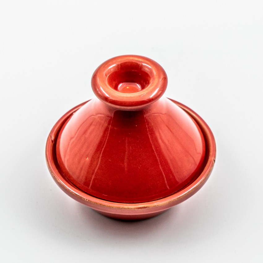 Mini tajine Uni Rouge - D 9 cm