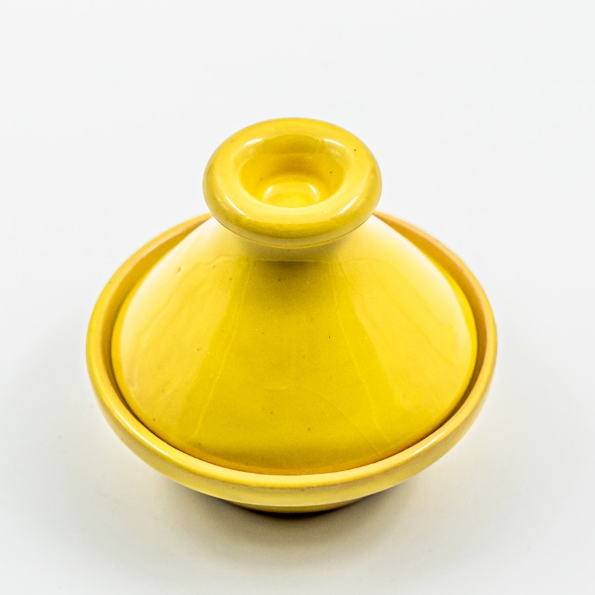 Mini tajine Uni Jaune D 9 cm