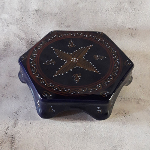 Dessous de plat Tatoué Bleu nuit 2