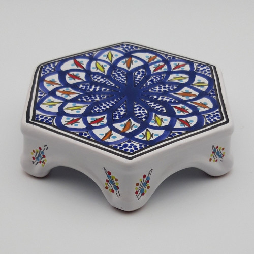 Dessous de plat Bakir bleu