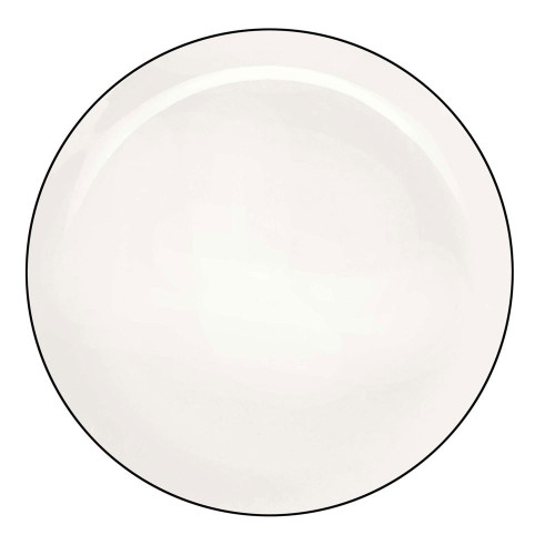 Assiette plate Ligne Noire - D 26.5 cm