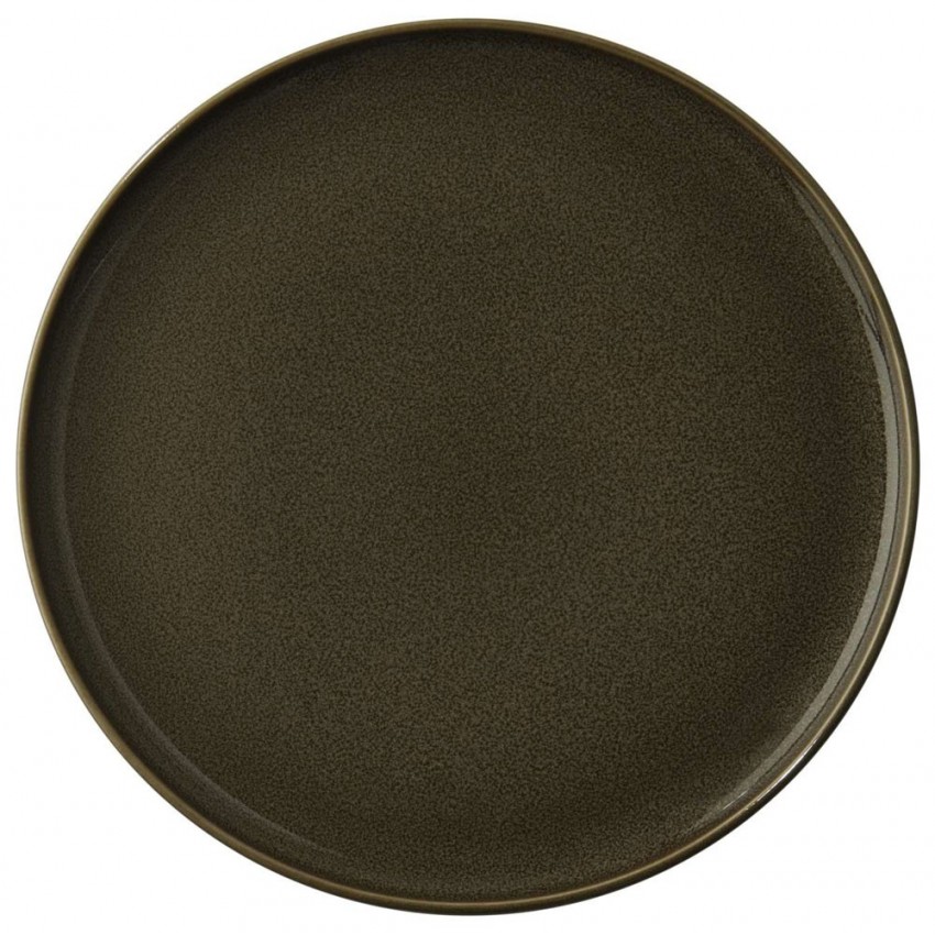 Assiette à entrée ou à dessert - D 21cm Verte - Kolibri Chestnut
