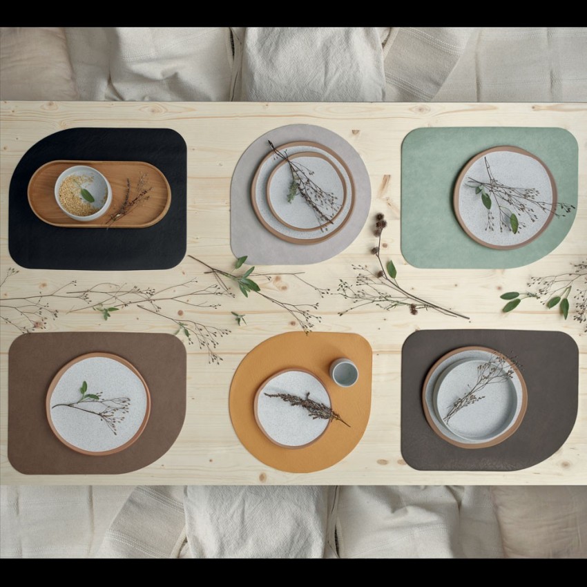 Set de table en forme de Goutte Sliver Cloud