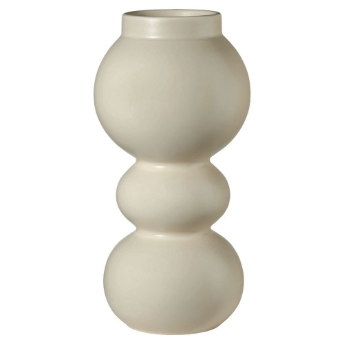 Vase Como Crème 3 Boules- H 23.5 cm
