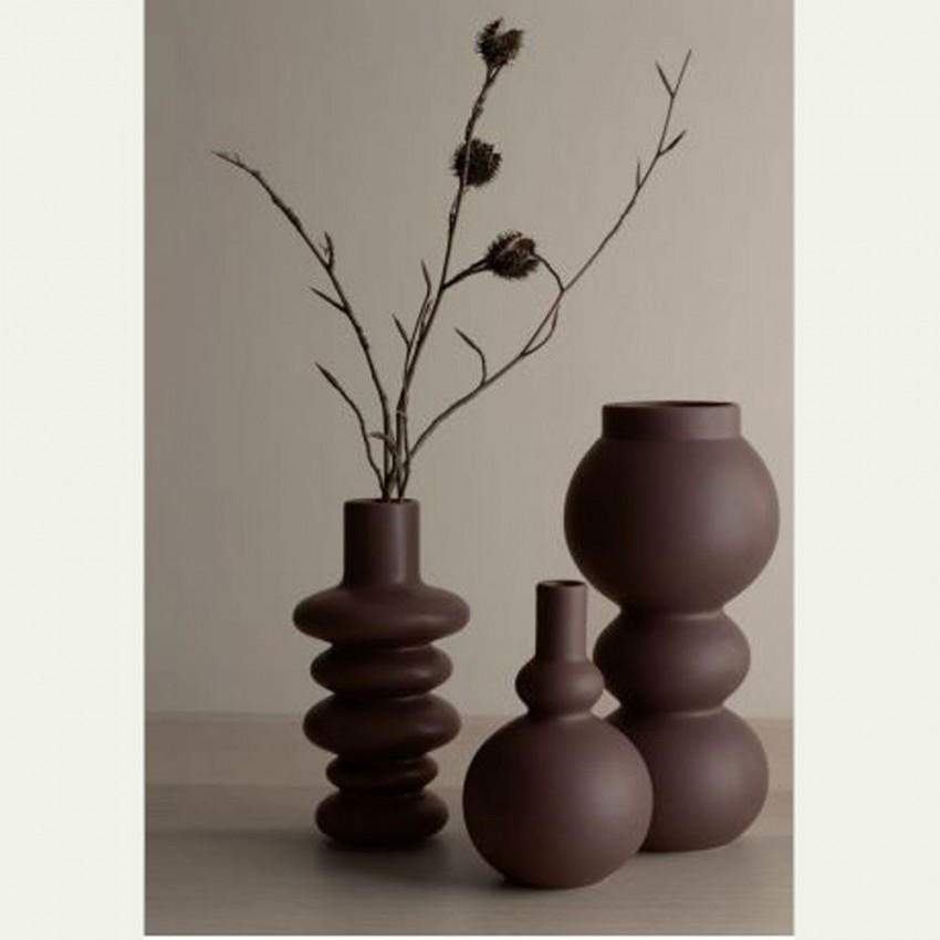 Vase Como Mocha 5 Sphères - H 18 cm